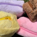Cozy Plush Cosmetic Bag