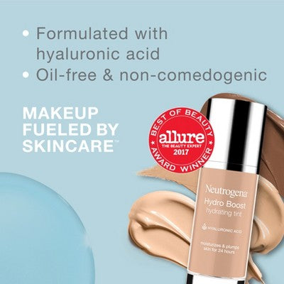 Neutrogena Hydro Boost Hydrating Tint Liquid Foundation 85 Honey - Imperfect Container